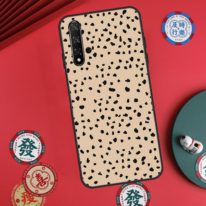 Tan Leopard For Huawei Nova 11i 8i 12i 12s 9 10 SE Y60 Y70 Y90 Y72 Y73 Y61 Y91 P60 Pro P30 P40 Lite Case