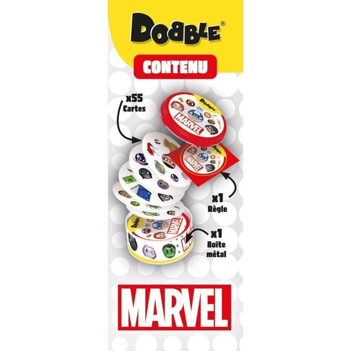 Jeu D'ambiance - ASMODEE - Dobble : Marvel Emoji (Eco Sleeve) - 6 Ans - Extérieur - Mixte