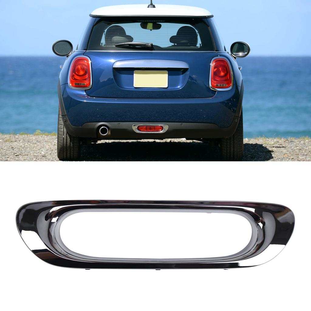 Rear Bumper Fog Lamp Frame Trim Cover Replacement Part Rear Fog Light Finisher Cover Trim for F55 F56 51127365737