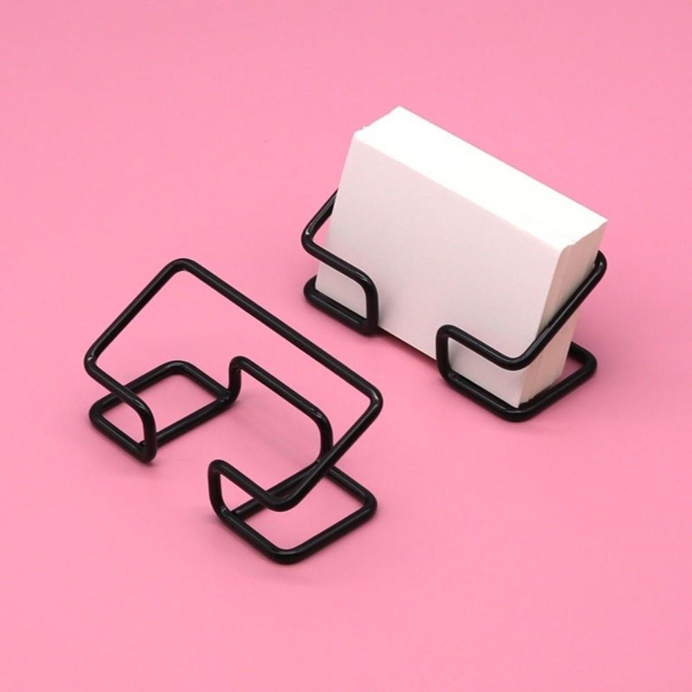 Metal Card Display Holder Rustproof Card Organizer Desk Bracket Card Display Stand  Home Office