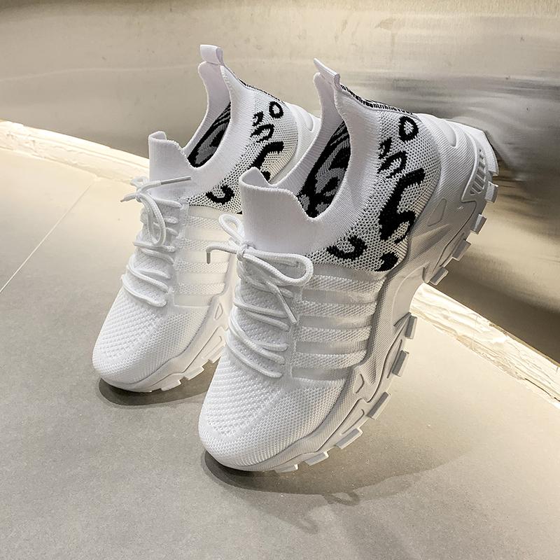 Fashion Womens Casual Shoes Summer 2025 New Breathable Walking Mesh Flat Shoes plus size sneaker Women Fitness Leopard Print Women