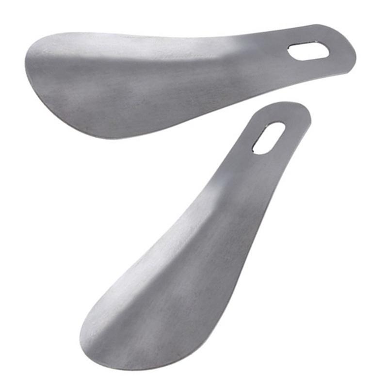 Nová 10cm 4" Profesionální Kovová Obouvací Lžíce z Nerezové Oceli Dlouhá Lžíce na Obouvání