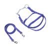 Horse Bridle Rein Nylon Stylish Adjustable Horse Bridle Headstall Equestrian Rein Blue L( For Horses with Shoulder