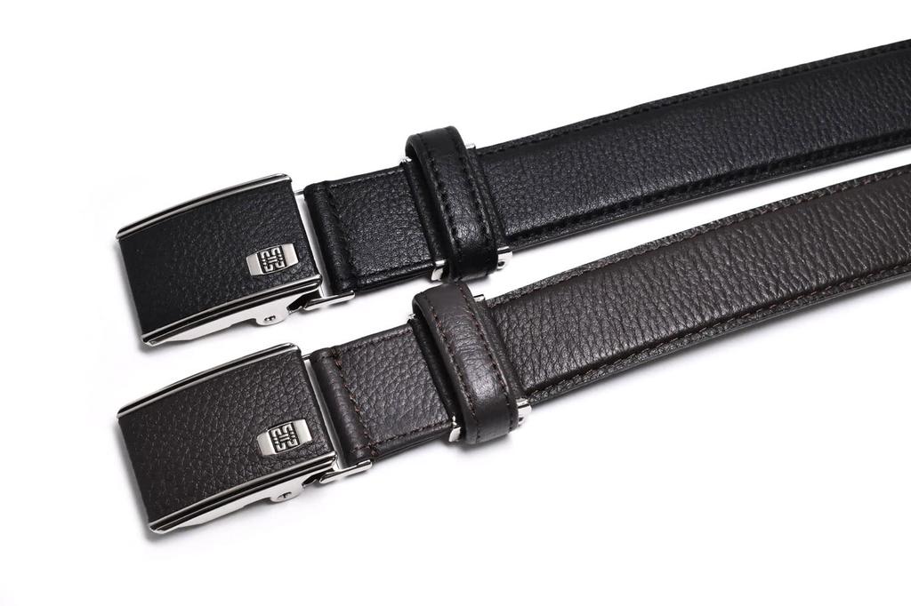 Daks Leather Business Belt with Slide Buckle (DB25070)