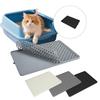 Portable Cats Litter Containment Mat Silicone Top Waterproof Base Foldable Structure For And Space Saving