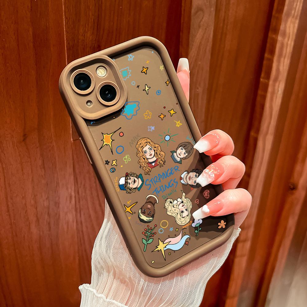 Soft Silicone Square Ladder Printing Pattern Phone Casing Full Cover Camera Shockproof Protection Rubber Case for OPPO Realme