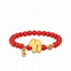 Lucky Red Bead Horse Bracelet for Women Exquisite Chinese Style Blessing Pendant Bracelets New Year Good Luck Wealth Jewelry
