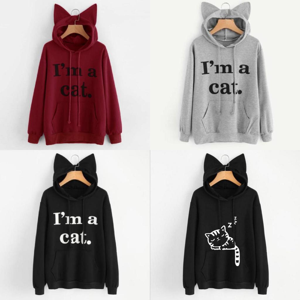Streetwear Hoodie For Women With Letter Pattern And Cotton Blend For Casual Fall Fashion