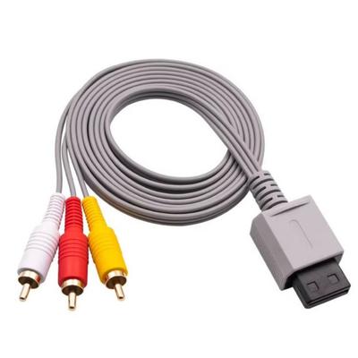 3 In 1 Audio Video AV Adapter Audio Video TV Connector Cable  for Wii U/Wii Controller