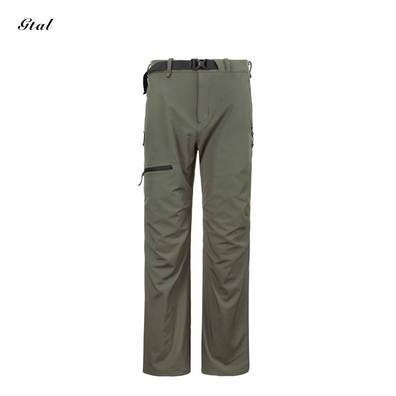 

Gtal American-Style Three-Proof Fleece-Lined Casual Pants Outdoor Workwear Hiking Pants Sports Multi-Pocket Three-Dimensional Cut Pants Army Green 2XL