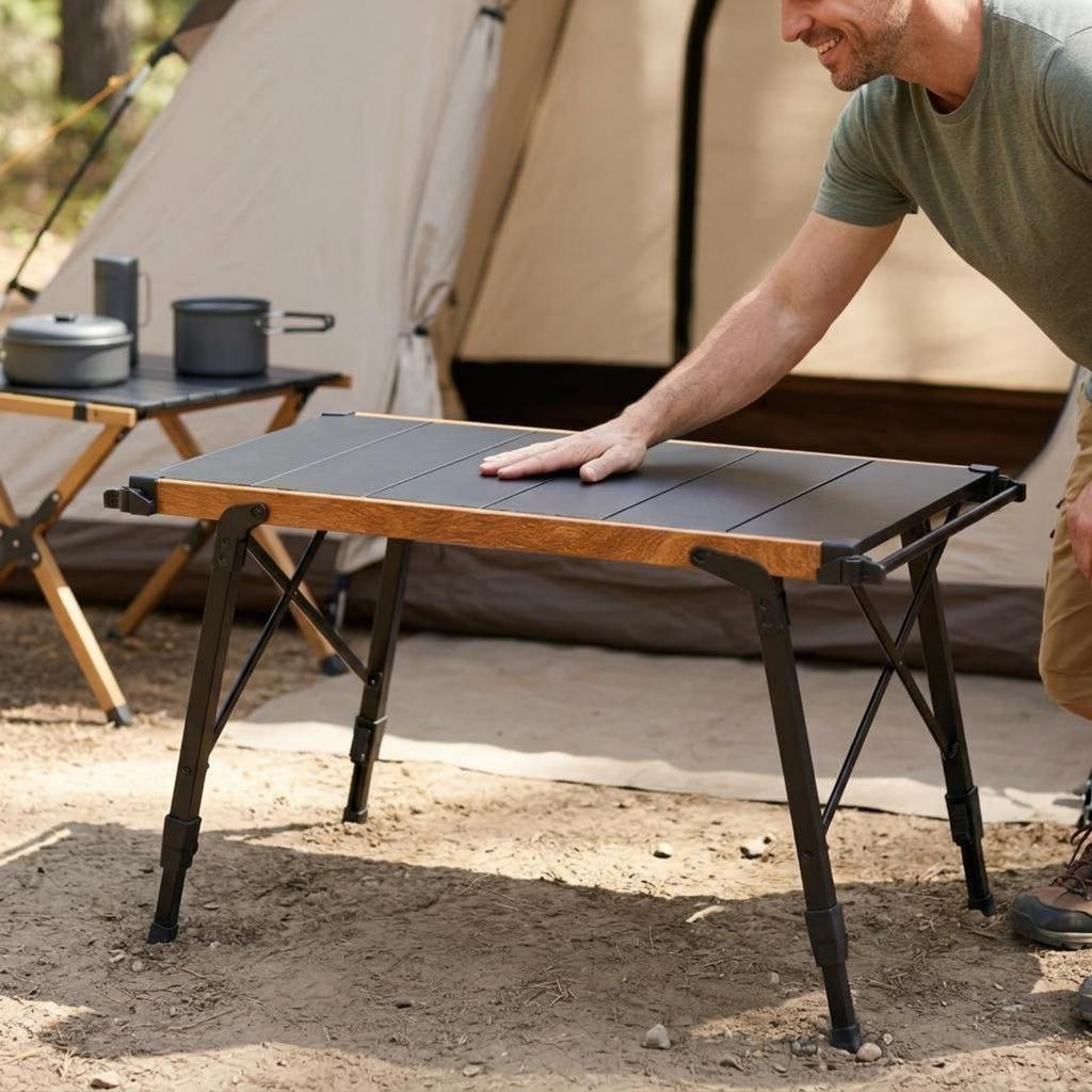 Camping Table System Portable Aluminum Foldable Camp