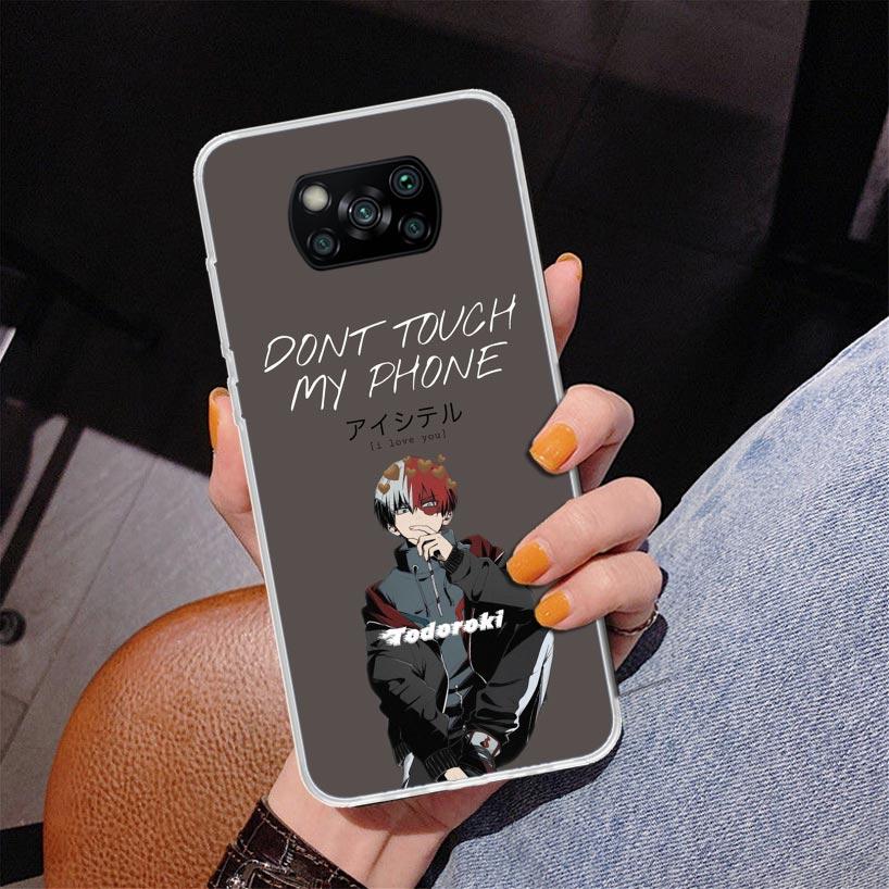 My Hero Todoroki Shoto Phone Case For Xiaomi Poco X7 X6 X5 Pro F7 Ultra Redmi 15C 15 13C 13 12C 12 10 10A 10C 9 9A 9C 9T Cover P