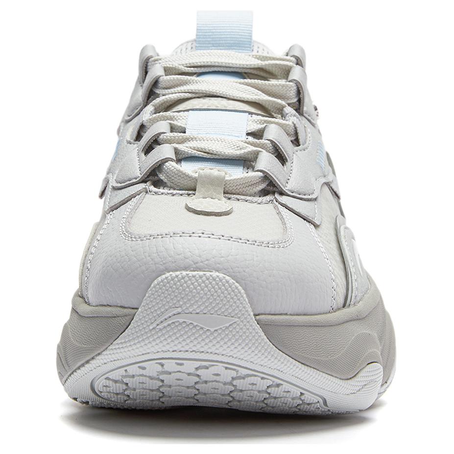 New LiNing Honey Cushioning Wear-Resistant Low-Top Casual Shoes Women's Gray AGCU246-2