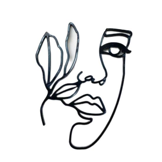 God abstrakt linje topper No Burr dekorere kaken Akryl 3D Minimalistisk bursdagskake