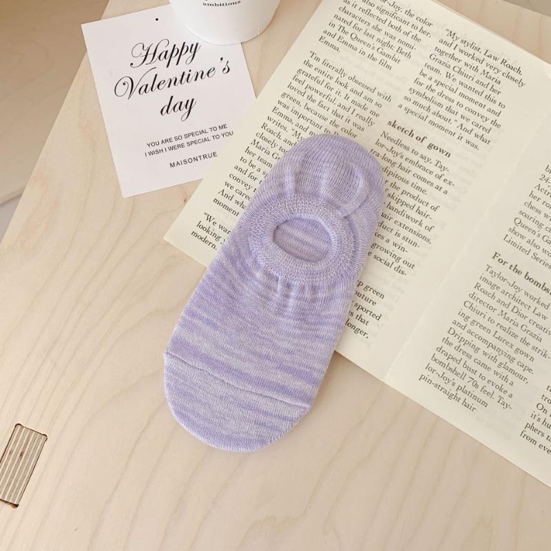 

Женские летние ультратонкие однотонные невидимые носки-лодочки из дышащей удобной сетки 1 pair фиолетовый