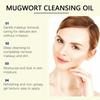 Mugwort Face Cleansing Oil Removes Makeup Moisturizes Non Greasy Finish Calms Sensitive Skin for Evening Skin Care Regimen