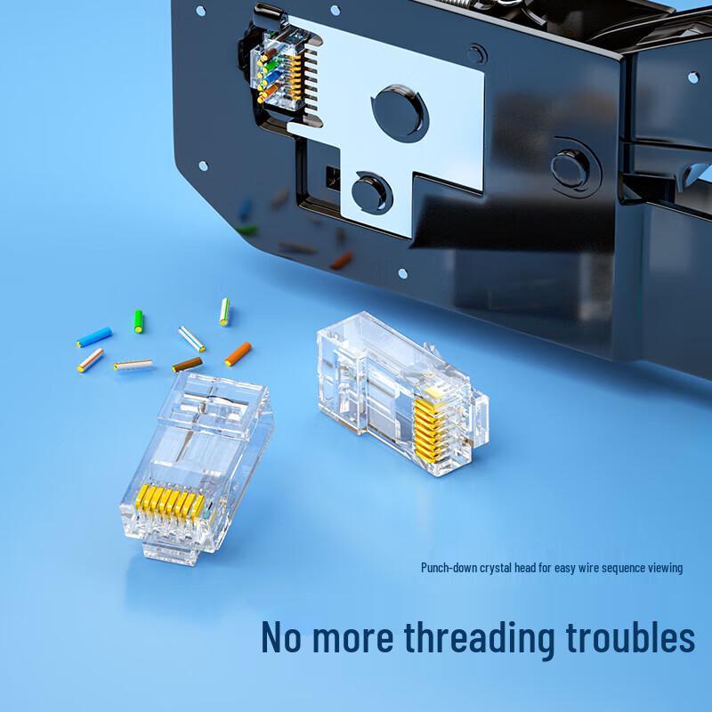 Shanze CKT6100 Cat6 RJ45 Network Connectors (100-Pack)