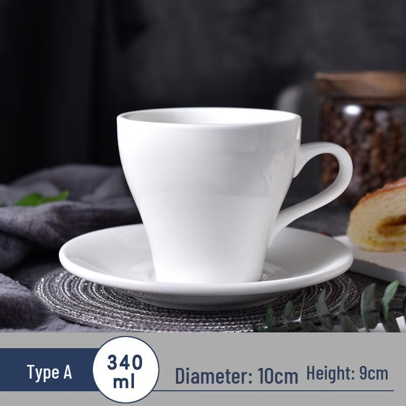 Shangqi Ceramic Coffee Cup and Saucer Set