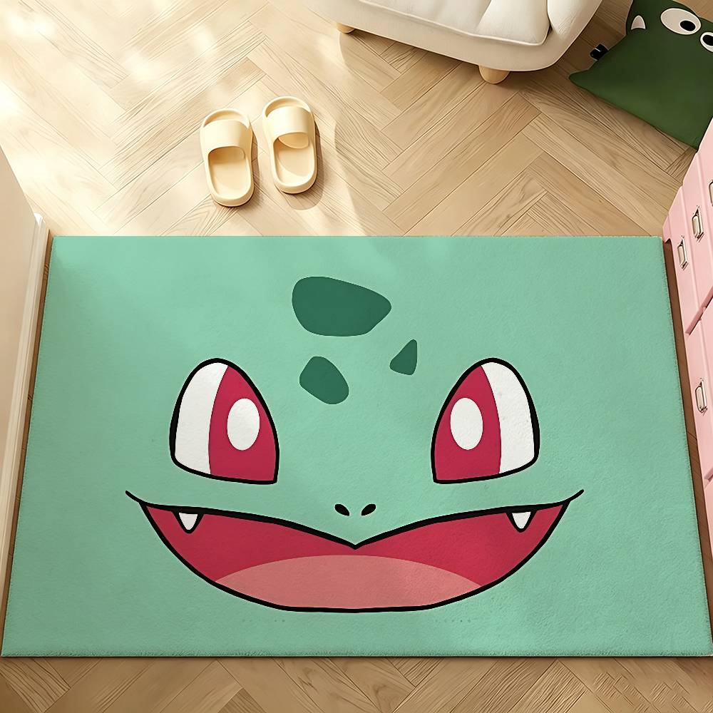 Anime Cute P-Poke-M-mon Carpet Bathroom Anti-slip Mat Door Mat Home Decoration Mat Entrance Door Mat Scratch-resistant Door Mat