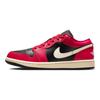 Jordan Zapatillas de Baloncesto Vintage Air Jordan 1 caña baja para Mujer Negro Rojo DC0774-605