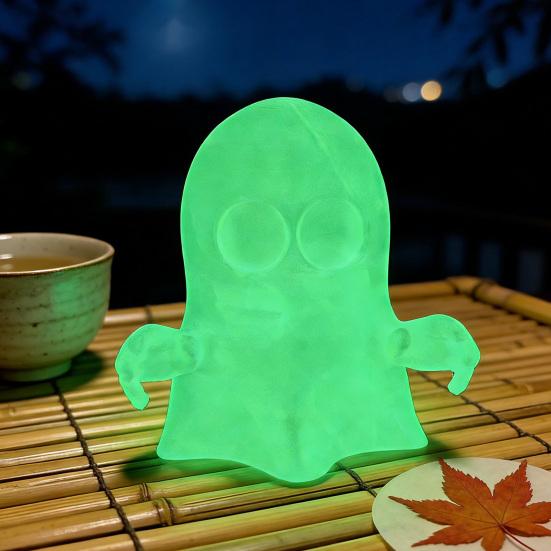 Halloween Mini Ghost Cover Cap for Trailer Coupling Glow-in-The-Dark Car Trailer Hitch Ball Cover for Towing Truck RV Accessories