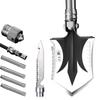 Lang Shen Multifunctional German Steel Entrenching Tool: Outdoor Self-Defense, Folding Shovel for Fishing and Military Use