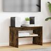 TV Stand Smoked Oak 60 x 35 x 40 cm Engineered Wood