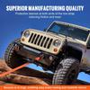 Heavy Duty Tow Strap Recovery Kit 3" X 30 Ft (MBS-36,000 Lbs) Tree Saver Winch Strap, Triple Reinforced Loop & Protective Sleeves & Storage Bag , 3/4"