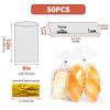 Clear Drawstring Packaging Bag for Cookies, Bread, Candy, and Baked Goods