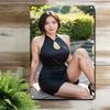 Metal Poster Vintage Lady 20x30cm Home Wall Decor