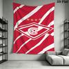 Spartak Moscow Gust Wall Hanging Printed Fabric Blanket Decorative Tapestries for Bedroom Living Room Home Decor