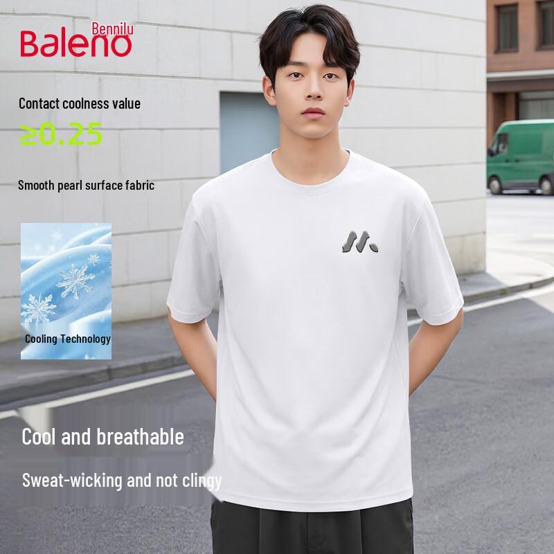 Baleno Men's Ice-Feel Short Sleeve T-Shirt
