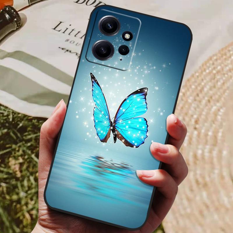 Pro Redmi Note 12 4G Pouzdro Silikonový Zadní Kryt Pouzdro na Telefon pro Xiaomi Redmi Note12 4G Pouzdra Redmi Note 12 4G 2023 Měkký Nárazník Coque