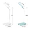 LED Desk Lamp Foldable Dimmable Touch Table Lamp DC5V USB Powered Table Light 6000K Night Light Touch Dimming Portable Lamp