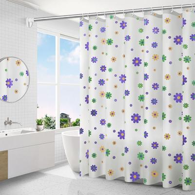 Waterproof Shower Curtain Printing Bathtub Partition Curtain Creative Bathroom Curtain  Bathroom