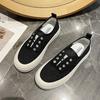 Mesh Breathable Sequins Little White Shoes Women's 2025 Summer New One-pedal Lazy Casual Versatile Platform Canvas Shoes