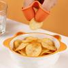 1/3Pcs Silicone Snack Clip Food Grade Chips Nuts Cookies Finger Clamp Dirty Hands Prevention Anti-Slip Food Picking Three Finger Cot Glove
