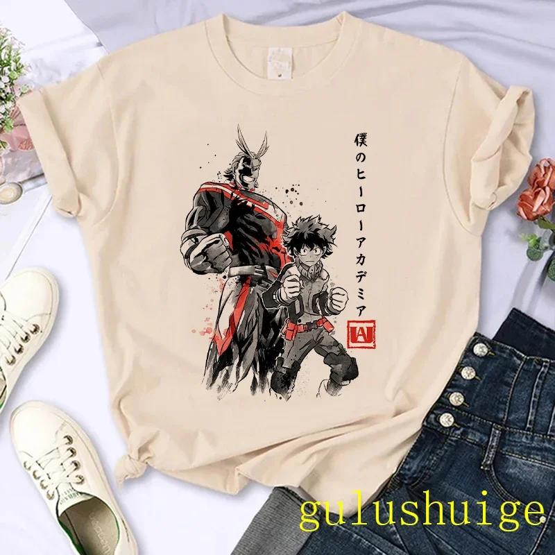 Japanese Anime My Hero Academia T Shirt Women Boku No Hero Academia Manga T-shirt Bakugou Himiko Toga Graphic Tees Tshirt