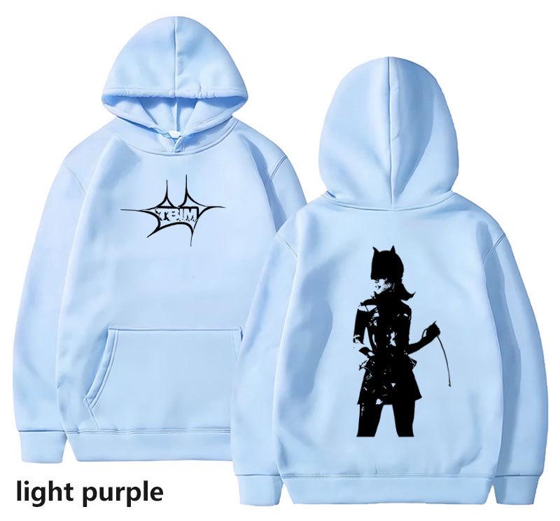 Moletom com Capuz Estampado Anime TBIN - Moletom Pulôver Versátil e Solto para Casais