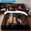 3PCS Halloween witch 3pcs Bedding,Including 3PCS Duvet Cover And 2pcs Pillowcases Perfect for Christmas,Ideal for Bedroom, Dormitory