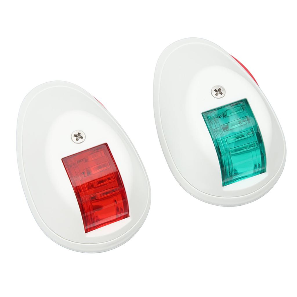 1 Pair LED Navigation Light Professional Alarm Indication Navigation Signal Light for Boat Yacht  12V 2W