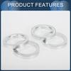 INFINAUTO Hub Centric Rings 56.1mm Inner Diameter to 75.1mm Outer Diameter Vehicle Wheel Hub Rings Aluminum Alloy 4pcs