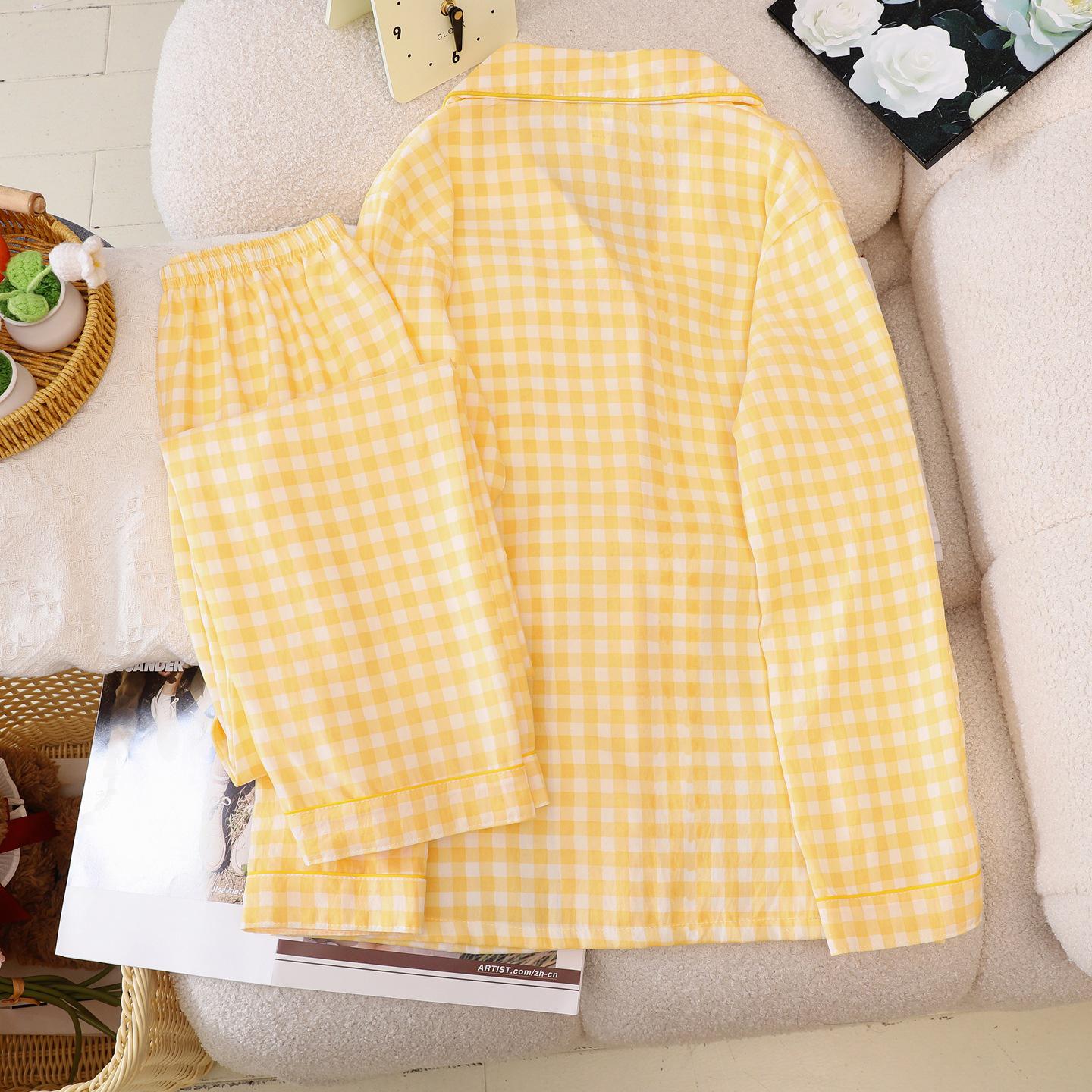 

Cloud Cotton Autumn Pajama Set for Women - Long Sleeve, Long Pants, Cute and Cozy Homewear for Indoors or Outdoors Double Extra Large