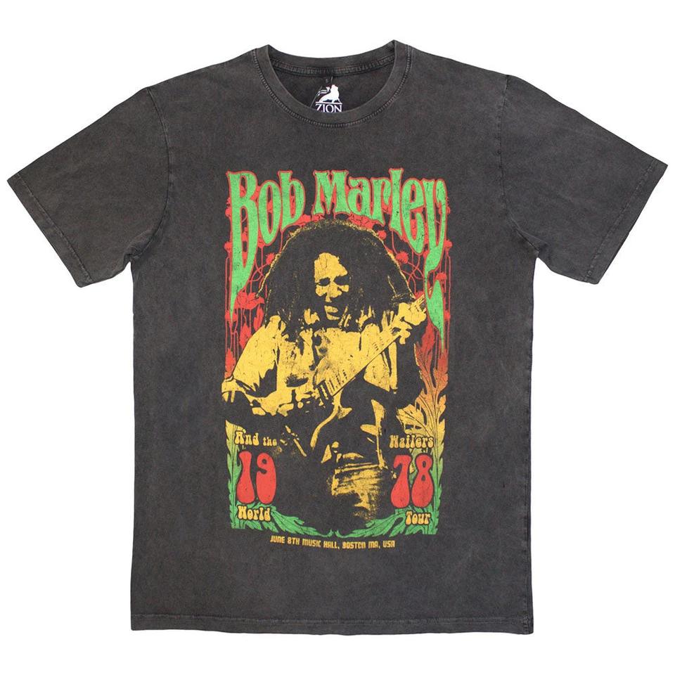 Bob Marley Stone Wash T-shirt: 1978 OFFICIEEL NIEUW