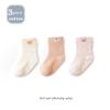 3 Pairs/Lot Baby Socks Summer Thin Kids Socks Soft Cottton Mesh Children Socks Solid Color Toddler Socks For Boys And Girls