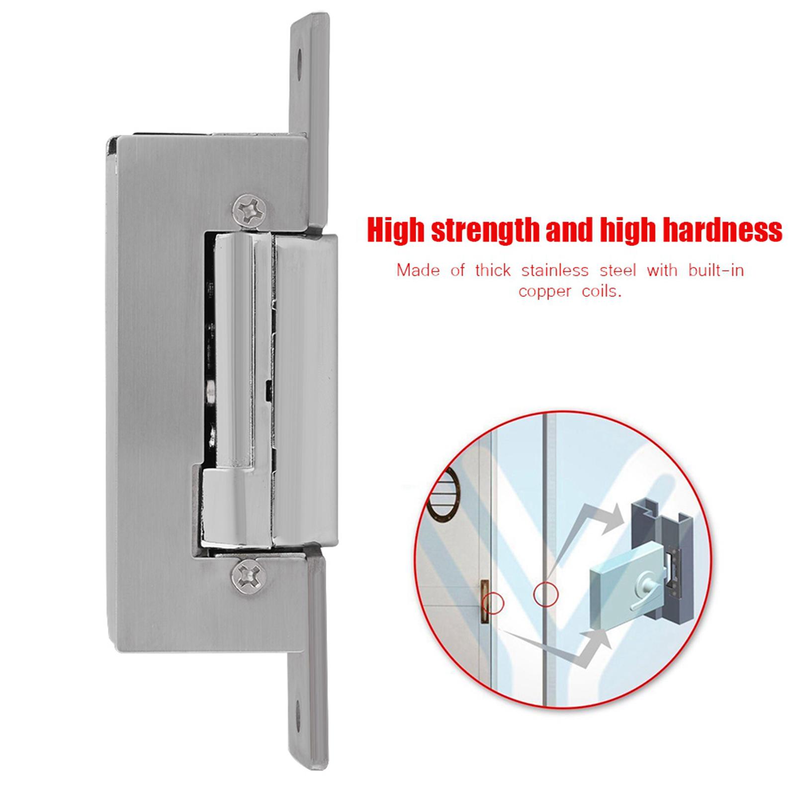 Adjustable Narrow Type Electric Strike Door Lock Double Unlock Mode Access Control Lock Electric Strike Lock Access Control Lock other