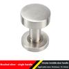 304 Stainless Steel Single Lock With Key, Invisible Door, Background Wall, Hidden Door, Round Single Lock, Interior Handle Lock
