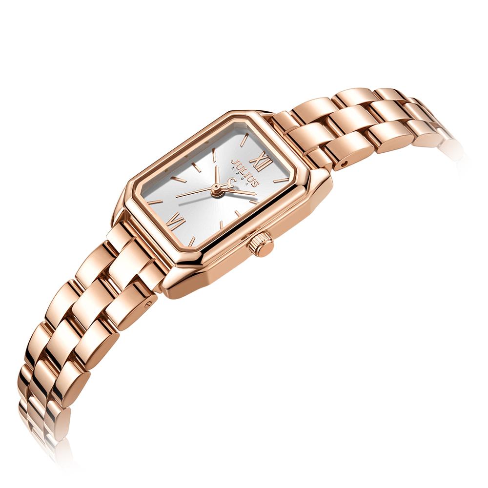 Jyullieoseu Ja-1320 Square Women'S Metal Watch