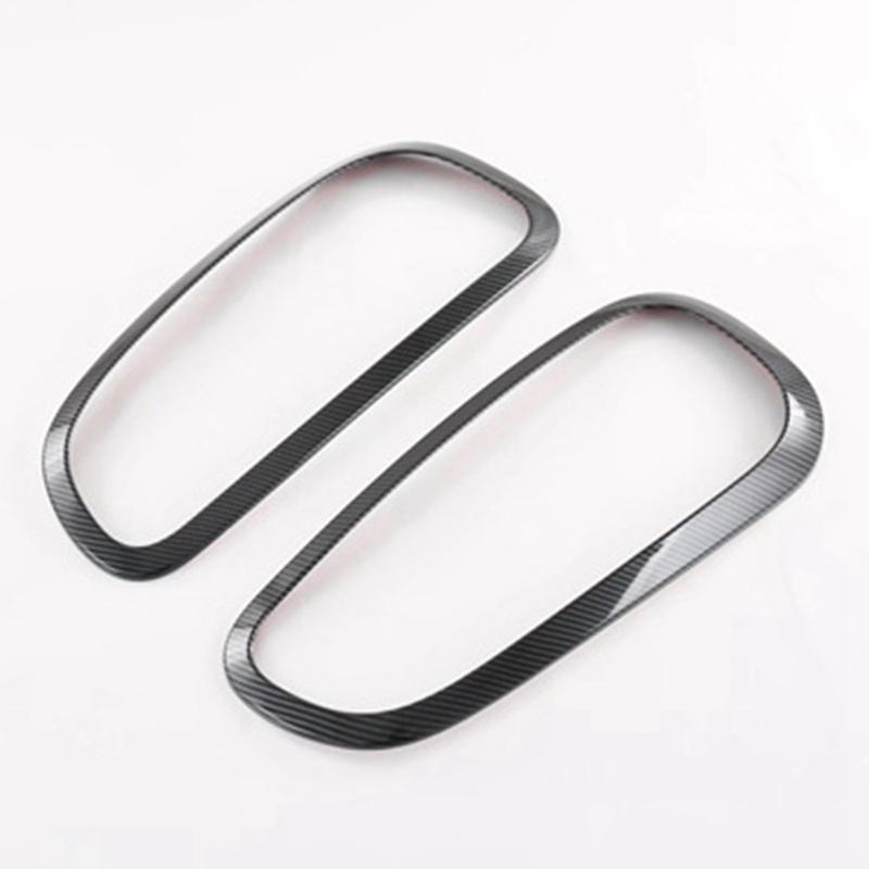 2Pcs Rear Tail Light Lamps Frame Taillight Ring Decorative Cover Trim For MINI Cooper Clubman