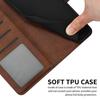 For Xiaomi 15T Pro Case Flip Stand Calf Texture PU Leather Wallet Phone Cover with Strap